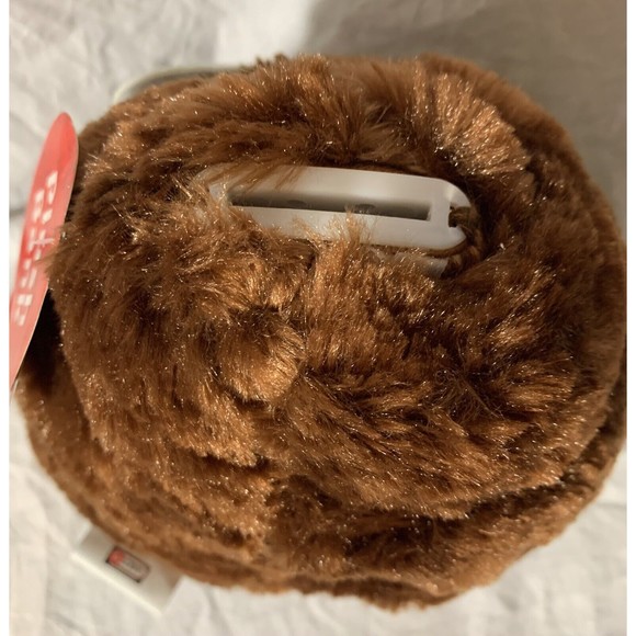 Emoji Pooh Ice Cream Plush Piggy Money Bank Fluffy Soft Smiling 8” Tall - Picture 4 of 5